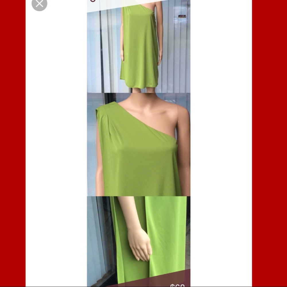 Boston Proper dress. One shoulder